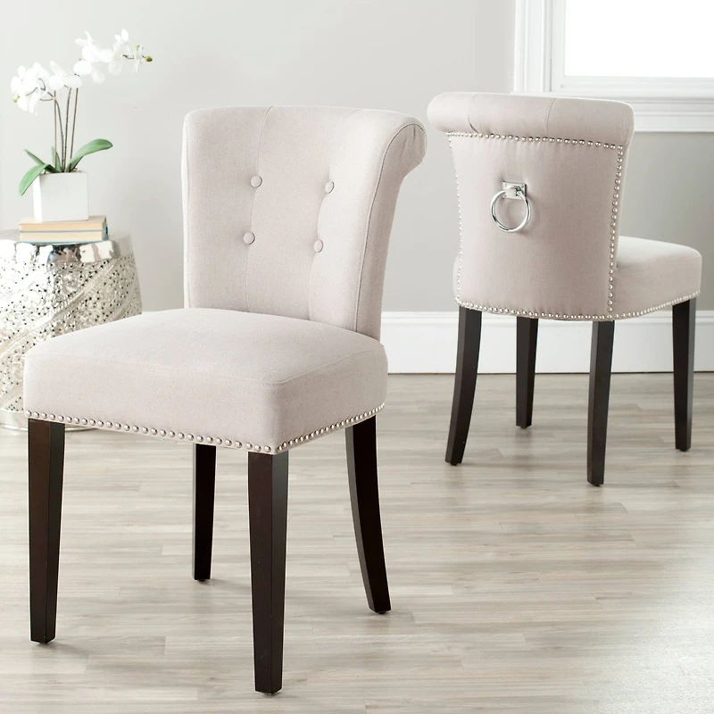 Sinclair Ring Chair Set of 2 in Taupe