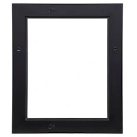 Wide Black Washed Open Back Frame, 16" x 20" By Studio Décor®
