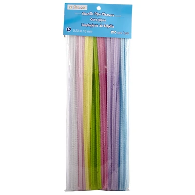 12 Packs: 100 ct. (1,200 total) Pastel Chenille Pipe Cleaners Value Pack by Creatology™