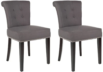 Sinclair Ring Chair Set of 2 in Gray