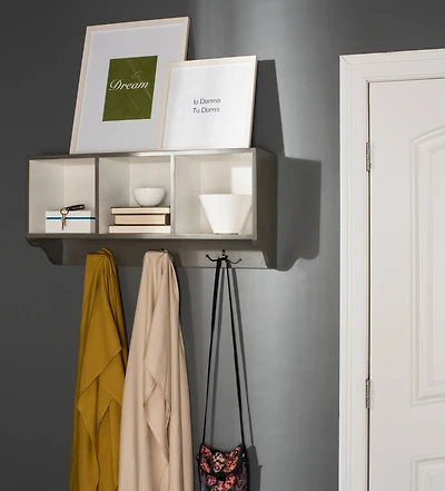 Alice Wall Shelf in Ash Grey