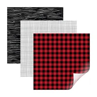 Cricut® Patterned Iron-On Sampler, Rustic Lodge Lumberjack