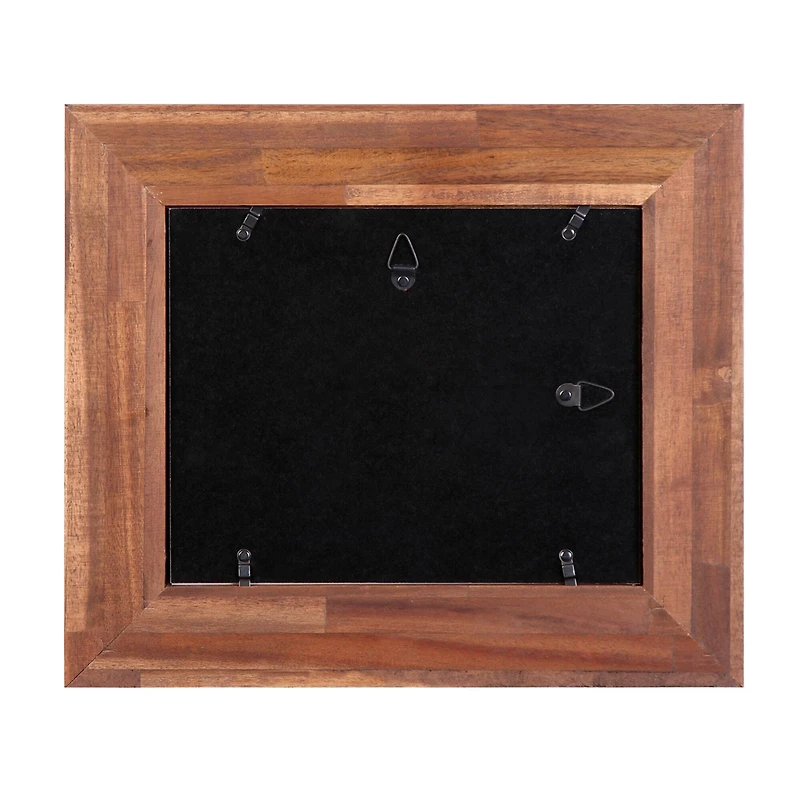 Home Natural Brown Wood Plank Frame by Studio Décor