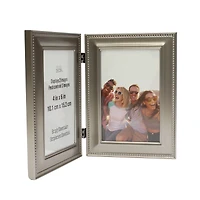 12 Pack: Antique Pewter, 4" x 6", Hinged Frame Simply Essentials™ By Studio Décor®