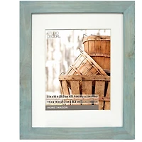 Home Turquoise Wash Frame with Mat by Studio Décor