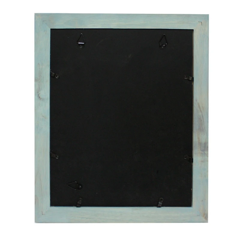 Home Turquoise Wash Frame with Mat by Studio Décor