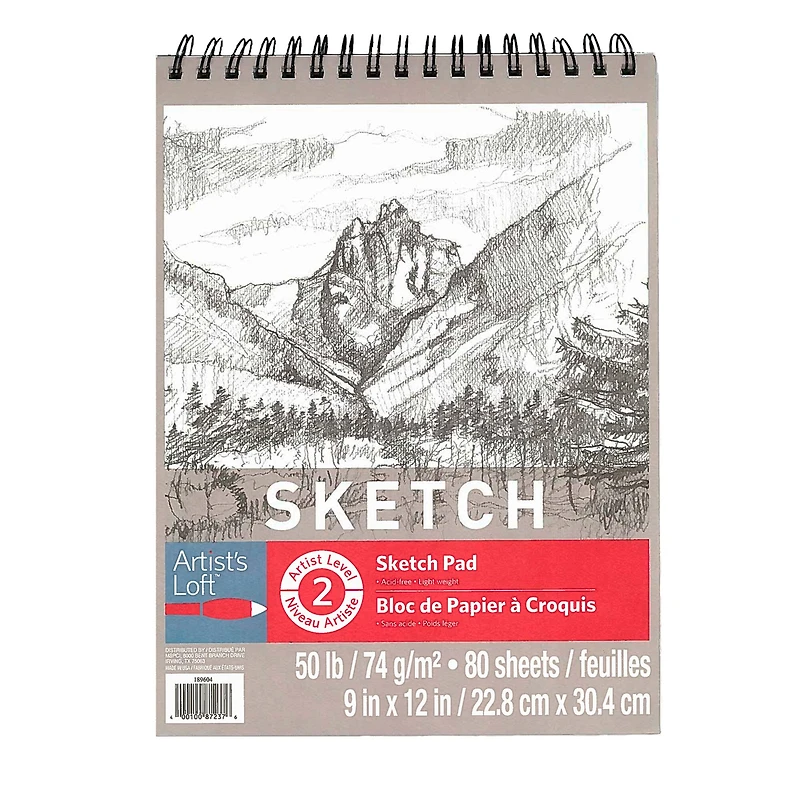 12 Pack: Sketch Pad by Artist's Loft™, 9" x 12"