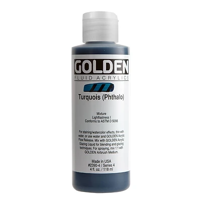 Golden® Fluid Acrylics, 4oz.