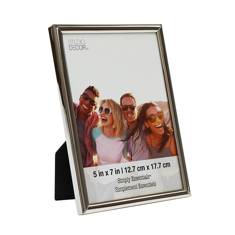 Simply Essentials™ 5" x 7" Polished Silver Frame by Studio Décor®