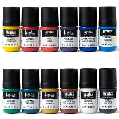 Liquitex® Professional Acrylic™ 12 Color Essentials Gouache Set