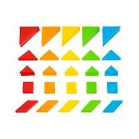 Thames & Kosmos Tangram Shapes Math Kit with Activity Cards