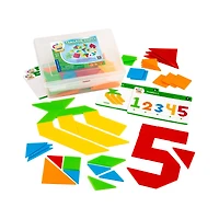 Thames & Kosmos Tangram Shapes Math Kit with Activity Cards