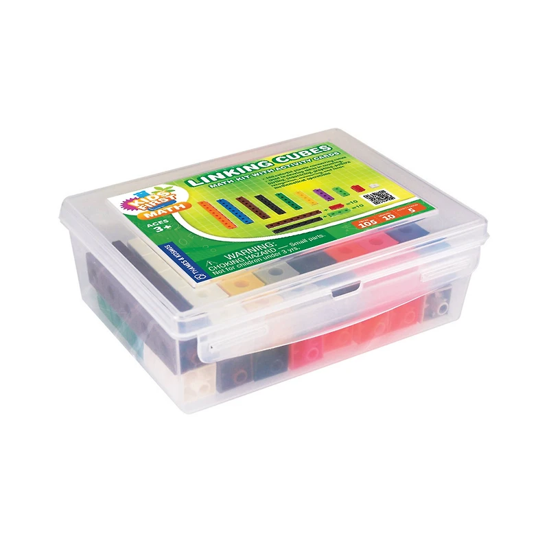 Thames & Kosmos Linking Cubes Math Kit with Activity Cards
