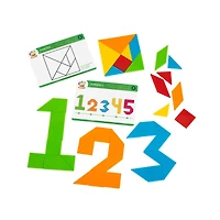 Thames & Kosmos Tangram Shapes Math Kit with Activity Cards