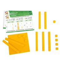 Thames & Kosmos Base Ten Blocks Math Kit with Activity Cards