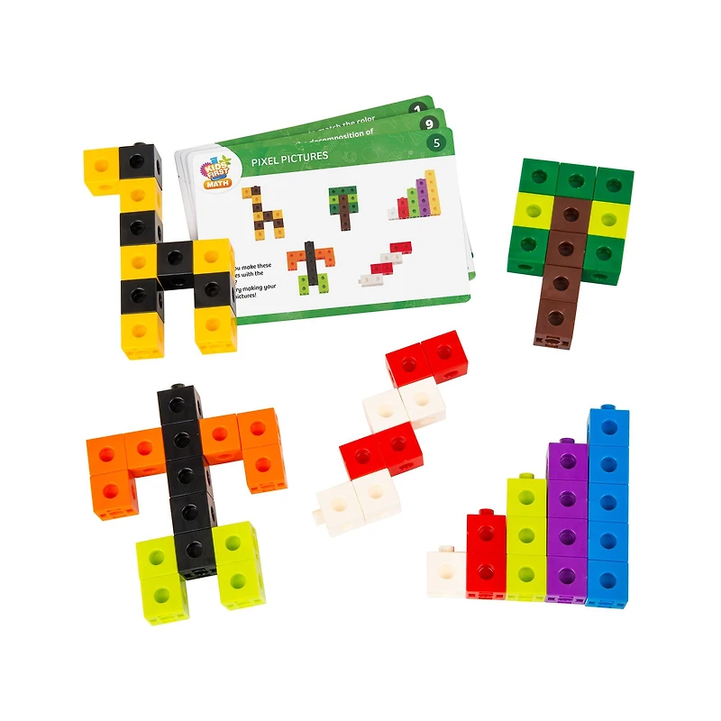 Thames & Kosmos Linking Cubes Math Kit with Activity Cards