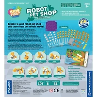 Thames & Kosmos Kids First Robot Pet Shop: Owls, French Bulldogs, Sloths, and More