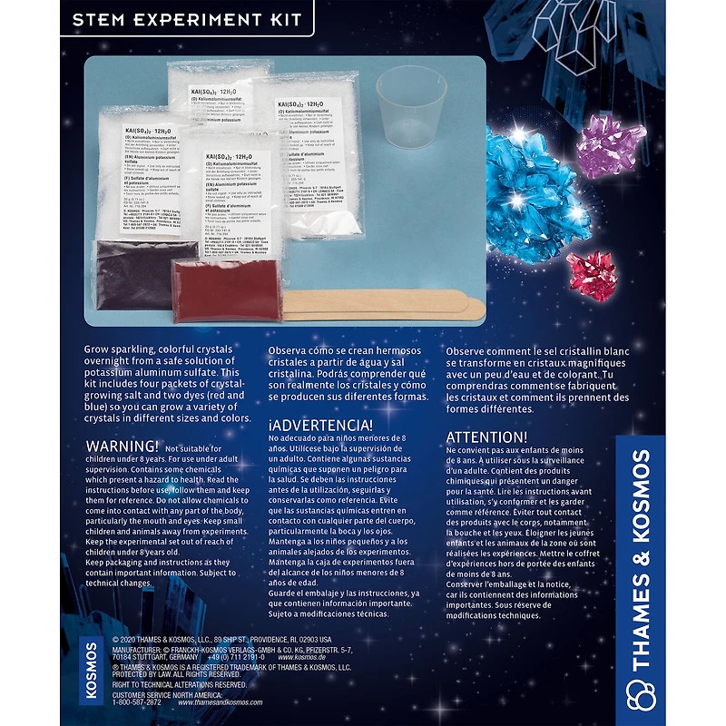 Thames & Kosmos Crystal Growing: 3L Version