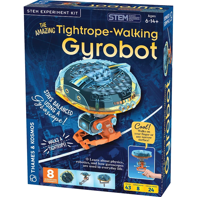 Thames & Kosmos The Amazing Tightrope Walking Gyrobot Kit