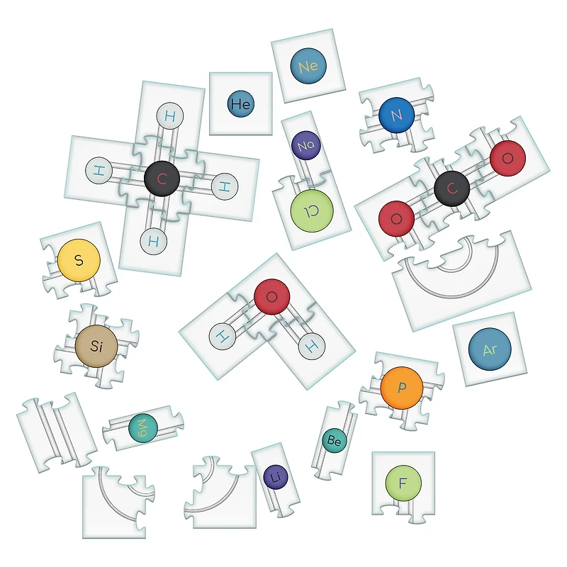 Thames & Kosmos Happy Atoms 2D: Interactive Chemistry Puzzles