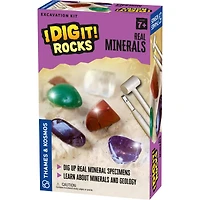 Thames & Kosmos I Dig It! Rocks: Real Minerals Excavation Kit