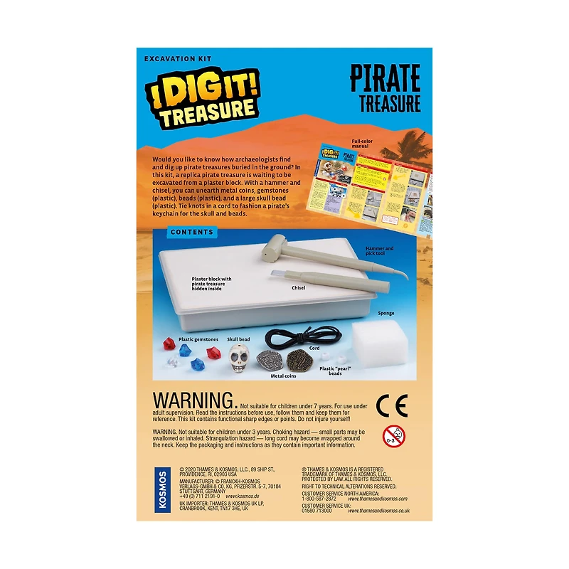 Thames & Kosmos I Dig It! Treasure: Pirate Treasure