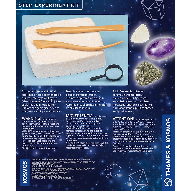 Thames & Kosmos Amazing Minerals: 3L Version