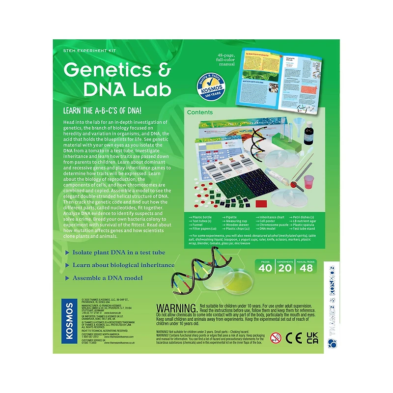 Thames & Kosmos Genetics & DNA Lab Kit