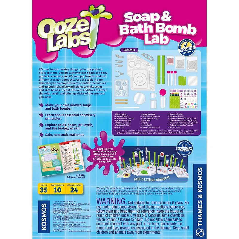 Thames & Kosmos Ooze Labs: Soap & Bath Bomb Lab Kit