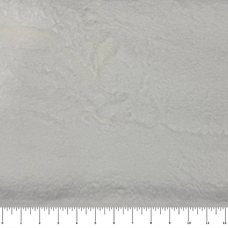 Feldman White Faux Fur Craft Fabric