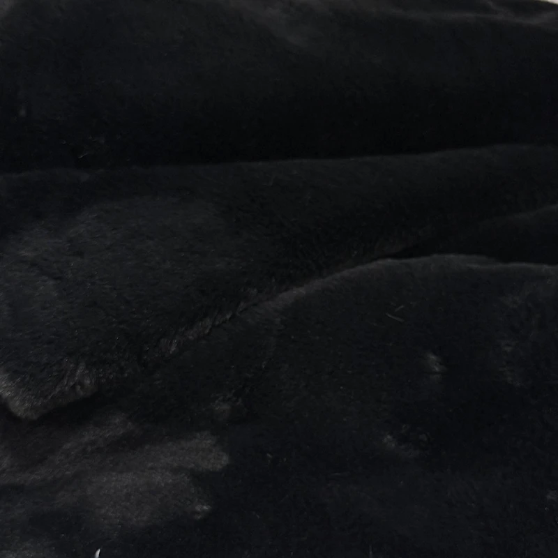 Feldman Black Faux Fur Craft Fabric