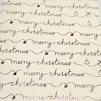 Blush Foil Merry Christmas Premium Gift Wrap by Celebrate It™