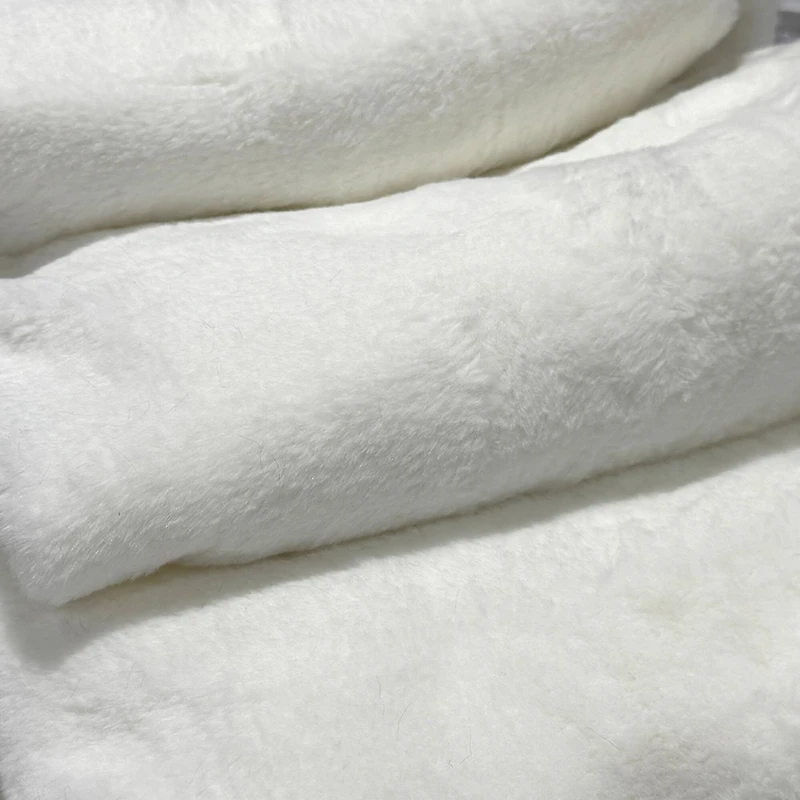 Feldman White Faux Fur Craft Fabric
