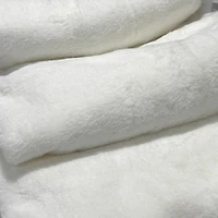 Feldman White Faux Fur Craft Fabric