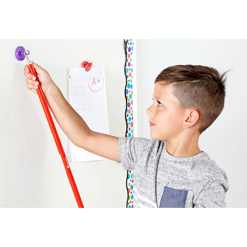 Learning Resources® Super Strong Magnetic Hooks & Clips, Set Of 6