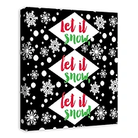 Let it Snow Let it Snow Canvas Wall Art