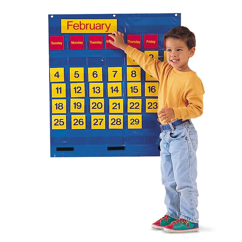 Learning Resources® Bilingual Monthly Calendar Pocket Chart
