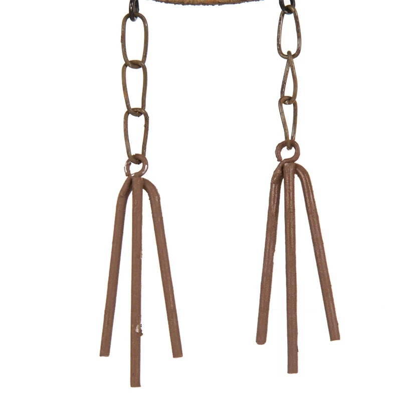 Gitzhome® 18" Iron & Solid Wood Turkey Welcome Wall Décor