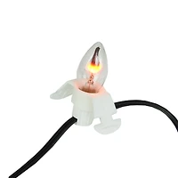 Flickering Light Pumpkin & Ghost Luminary Pathway Markers, 3 Piece Set