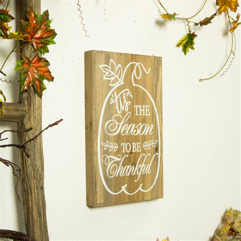 Glitzhome® Glass Pumpkin