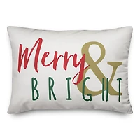 Designs Direct Merry & Bright 14x20 Throw Pillow