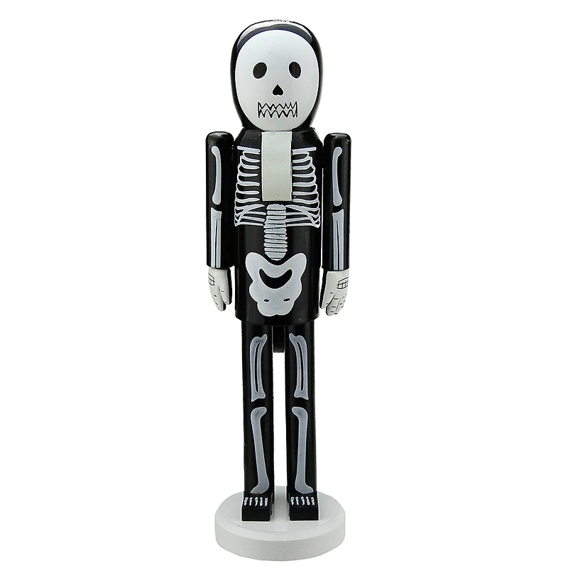 Wooden Skeleton Halloween Nutcracker