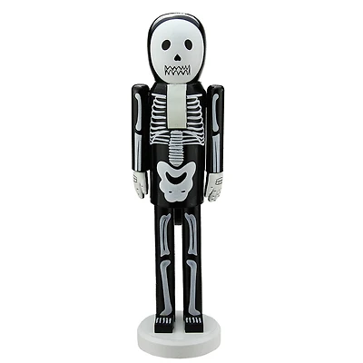 Wooden Skeleton Halloween Nutcracker