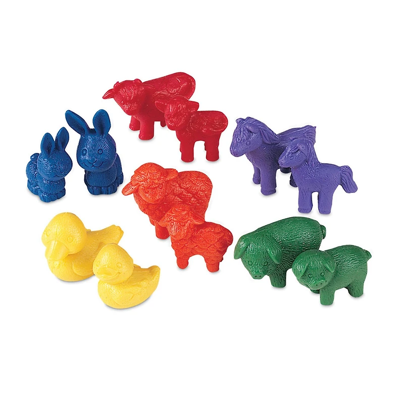 Learning Resources® Friendly Farm® Animal Counters, Set of 72