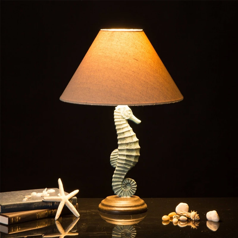Glitzhome® Table Lamp, Seahorse