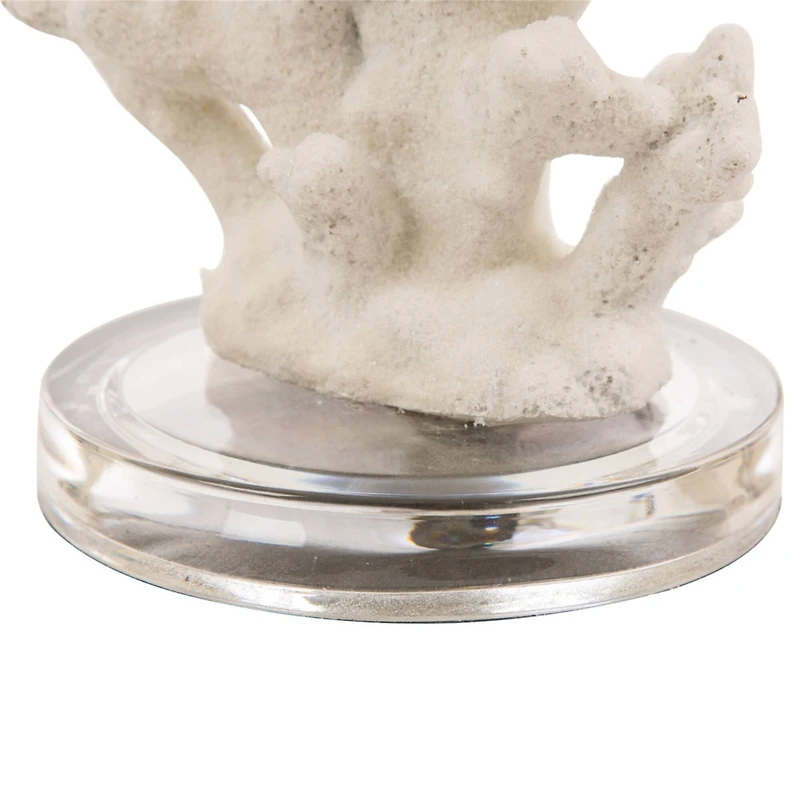 Glitzhome® Table Lamp, White Coral 