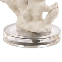 Glitzhome® Table Lamp, White Coral 