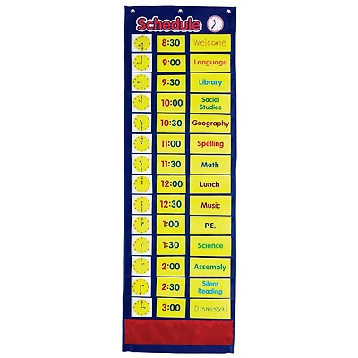 Learning Resources® Daily Schedule Pocket Chart