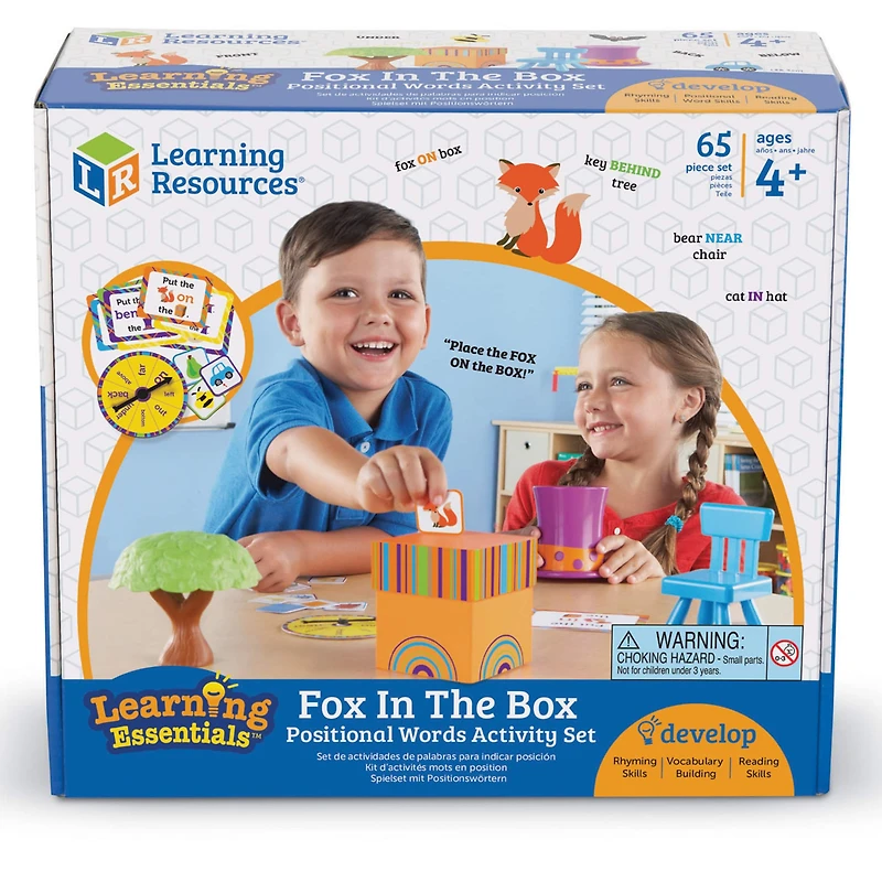 Fox In The Box Position Word Activity Set