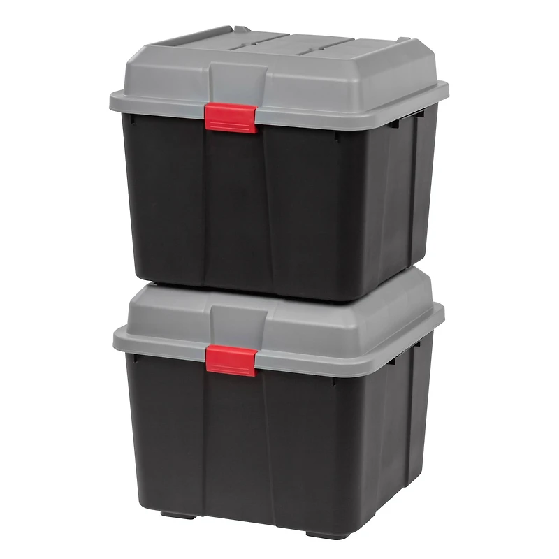 Iris® Hinged Lid Utility Trunk, 4 Pack
